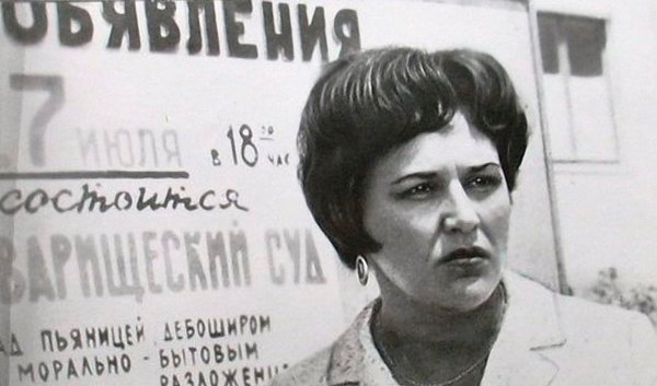 Нонна Мордюкова на съёмках "Бриллиантовой руки". 1968 год