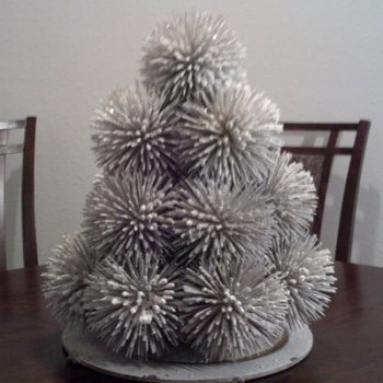 Новогодняя елка из зубочисток - фото 6