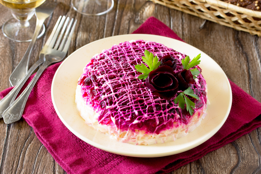 Салат "Черная роза"