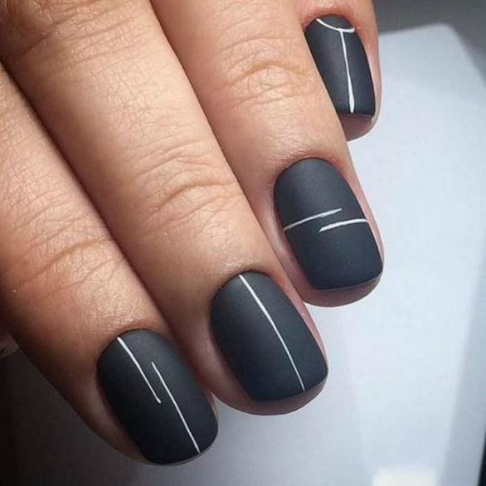 Минималистичный маникюр. | Фото: Pinterest. Минималистичный маникюр. | Фото: Pinterest.