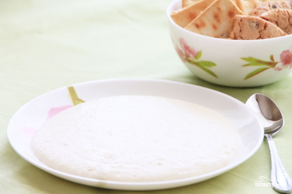 молочный рисовый суп