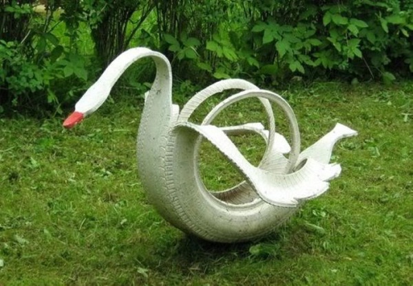 Фигурки из шин фото Фигурки из шин фото
