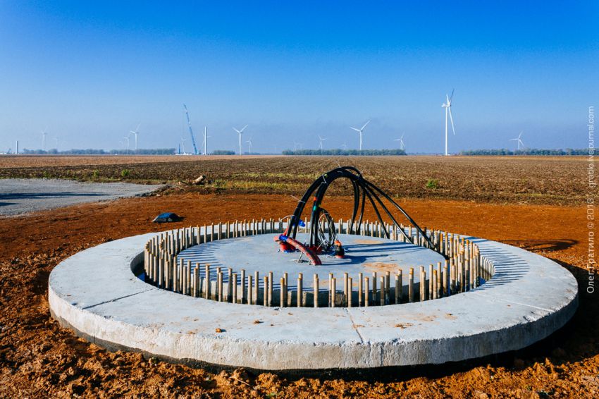 Украина, Экскурсия, фоторепортаж, ветроэлектростанция