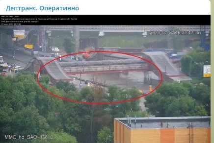 Подтопление остановило движение на участке Дмитровского шоссе — ЦОДД