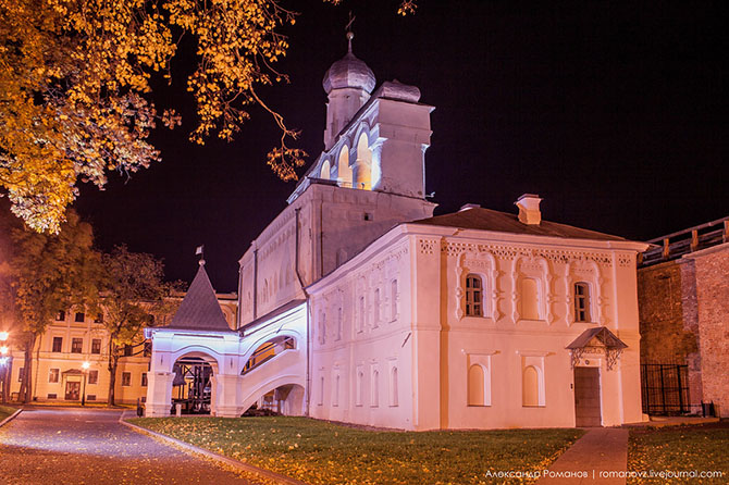 Прогулка по ночному Новгороду