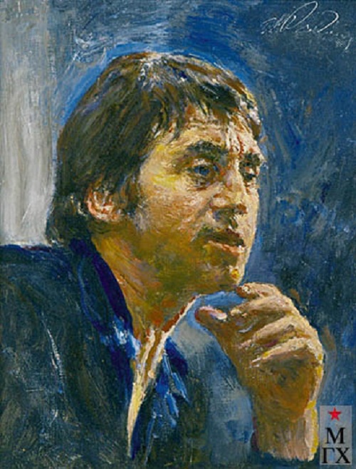 В. Высоцкий. (1986) Автор: Игорь Радоман. «Я, конечно, вернусь...»: образ Владимира Высоцкого в живописи и скульптуре