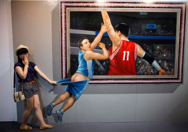 объем, галерея, 3D, Китай