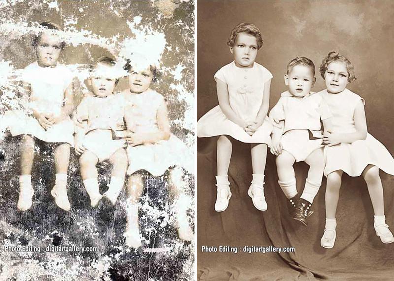 Она творит настоящие чудеса со старыми фотографиями Она творит настоящие чудеса со старыми фотографиями