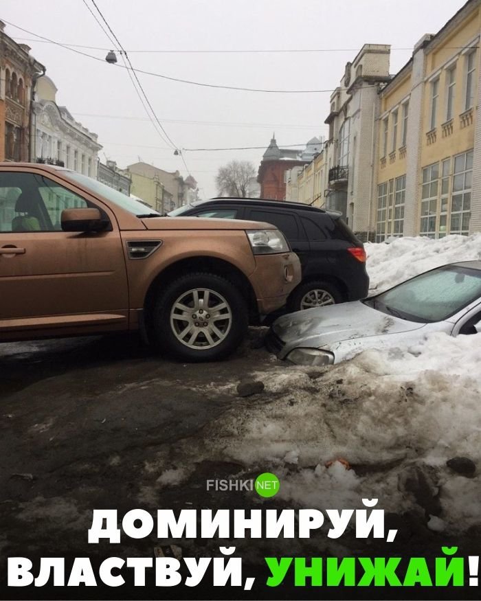 Доминируй, властвуй, унижай! Доминируй, властвуй, унижай! Подборка автомобильных приколов