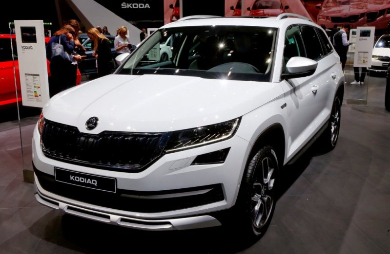 Skoda Kodiaq Scout автовыставка, женева, женева 2017