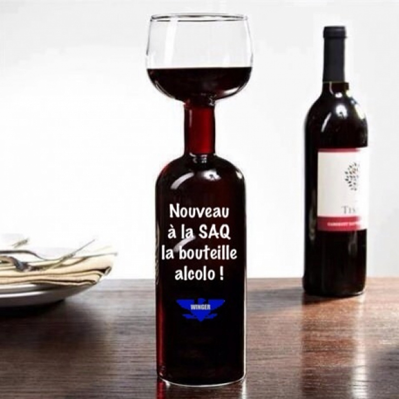 бокал-бутылка