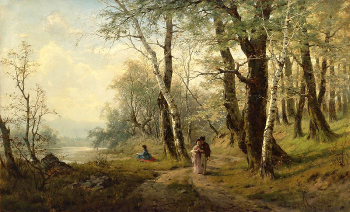 Автор картины – немецкий художник Евгений Хеттич (Eugen Hettich). Автор картины – немецкий художник Евгений Хеттич (Eugen Hettich).