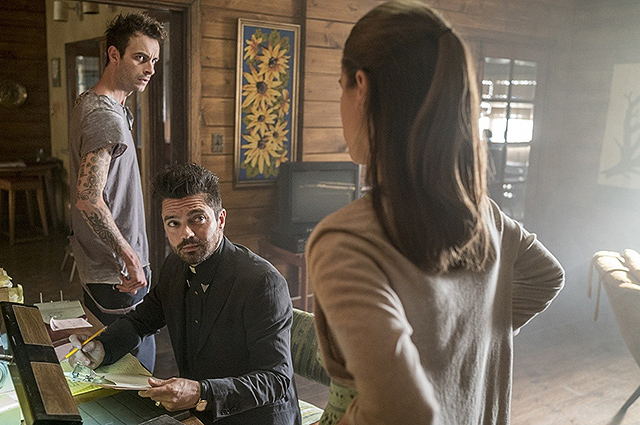 Доминик Купер в сериале "Проповедник" Доминик Купер в сериале "Проповедник"