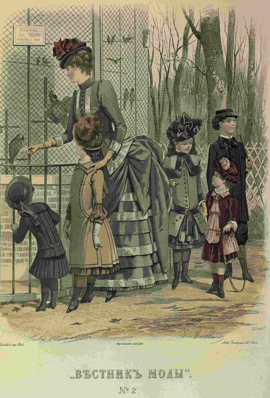 Последний крик моды. Наряды из Парижа. 1885 г. Часть 2-1