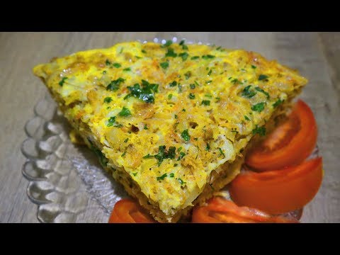 Капустная запеканка на сковороде. Мигом исчезает со стола!