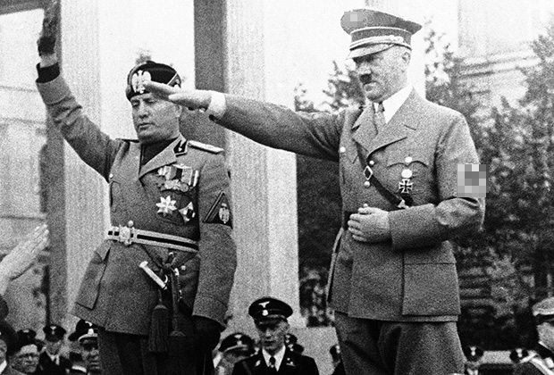 Муссолини и Гитлер