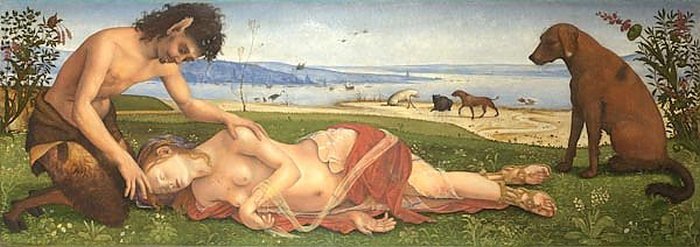 Сатир, оплакивающий нимфу. Пьеро ди Козимо. Сатир, оплакивающий нимфу. Пьеро ди Козимо.