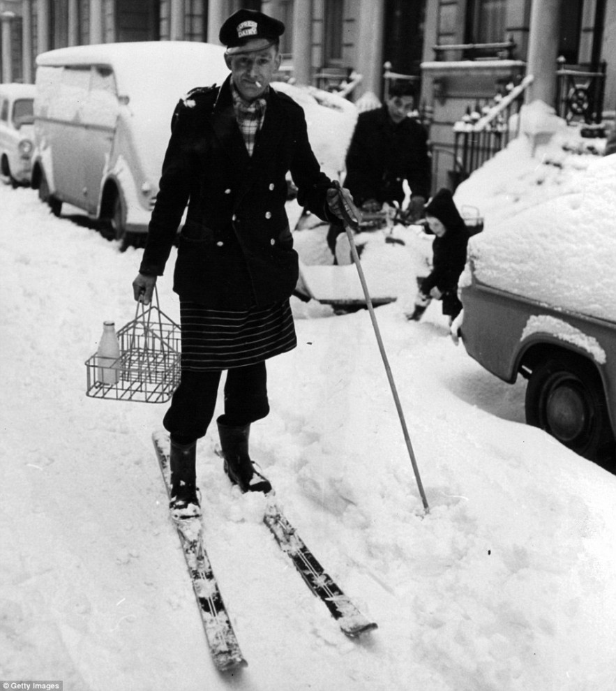 Зима в Великобритании в 1900 - 1960 годах