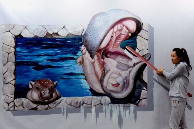 объем, галерея, 3D, Китай