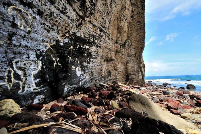 остров, океан, люди