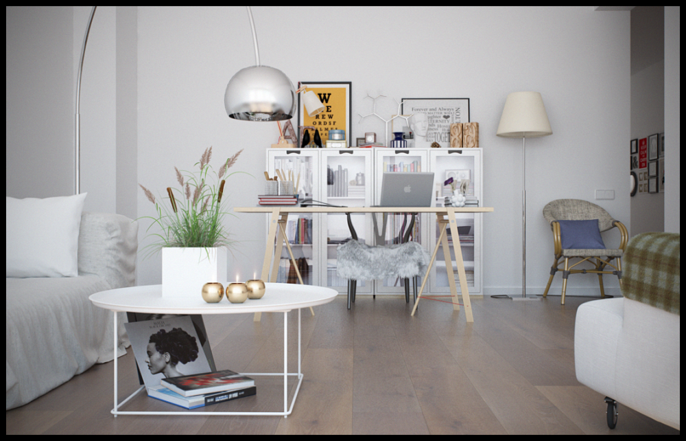 Интерьеры с мебелью от компании Vitra. Часть 1