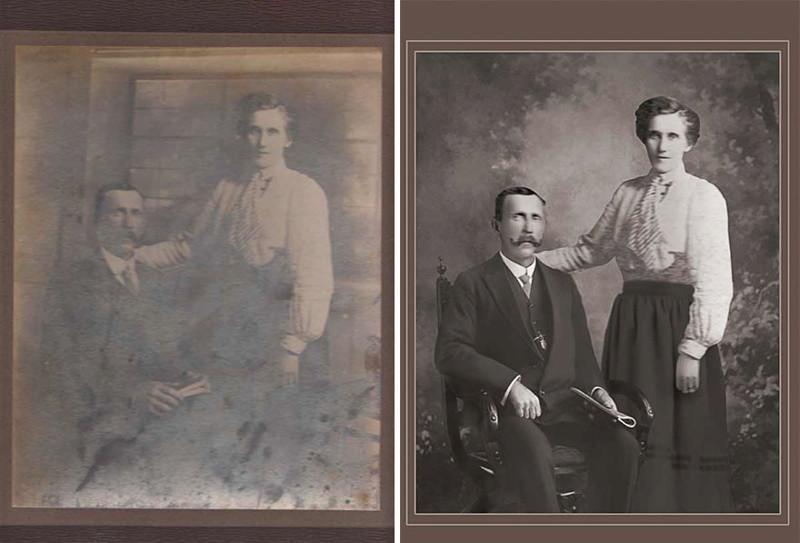 Она творит настоящие чудеса со старыми фотографиями Она творит настоящие чудеса со старыми фотографиями