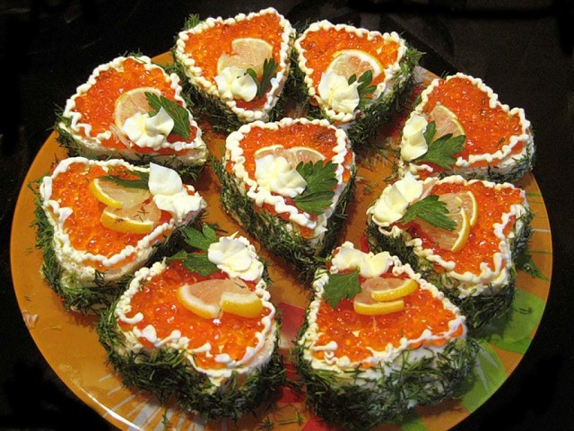 Красивые и вкусные закуски на праздничный стол Красивые и вкусные закуски на праздничный стол