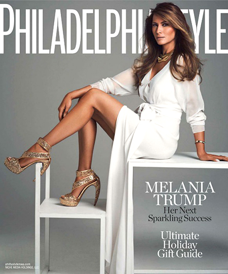 Мелания Трамп обложка журнала