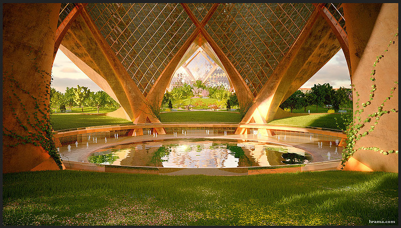 Город в небе - город лотосов - архитектурная утопия или реальность будущего? 