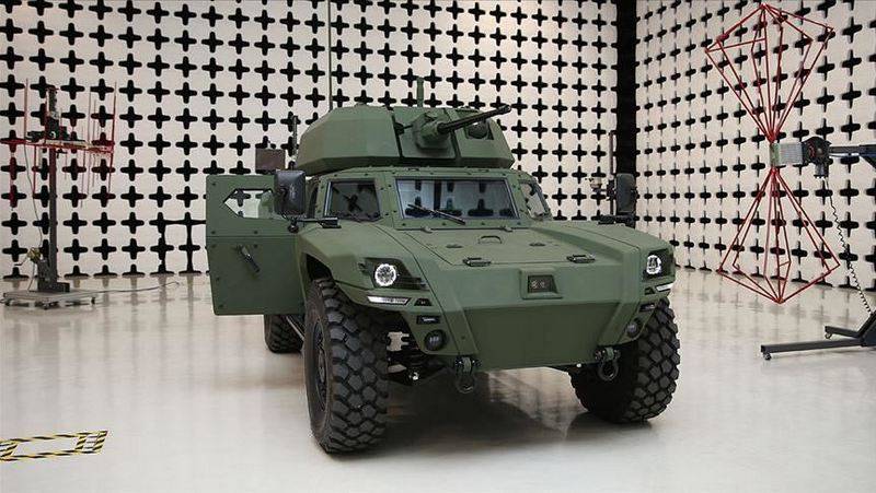 Турция представила новый легкий электроброневик Akrep II