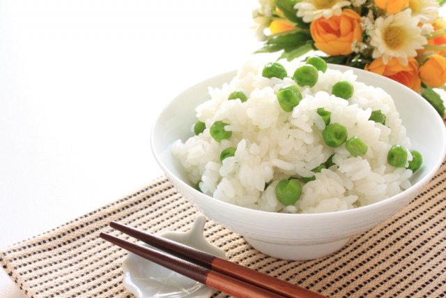 Рис с зеленым горошком пошаговый рецепт с фото
