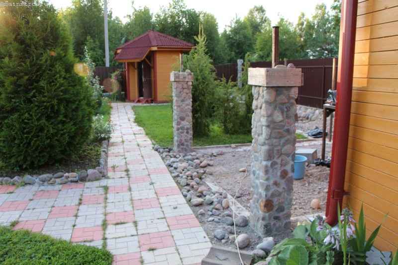 Беседка из камня Беседка из камня