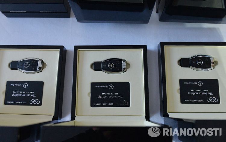 авто, сочи, олимпиада, mercedes-benz, подарок