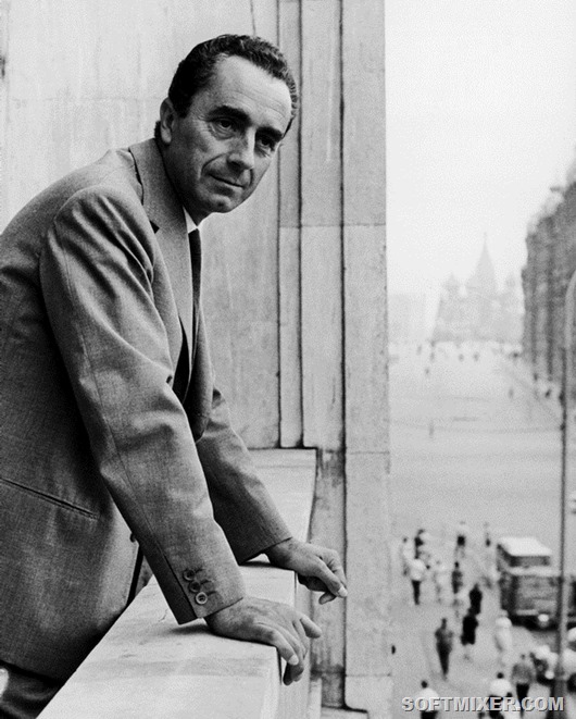 JULY 12TH 1965. MOSCOW INTERNATIONAL FILM FESTIVAL. MICHELANGELO ANTONIONI, ITALIAN FILM DIRECTOR