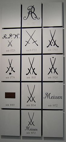 Логотипы фарфора Meissen Логотипы фарфора Meissen