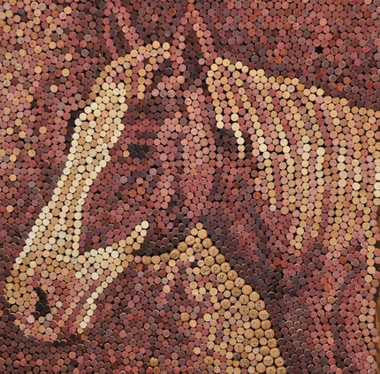 Портреты из винных пробок от Скотт Гандерсен Scott Gundersen