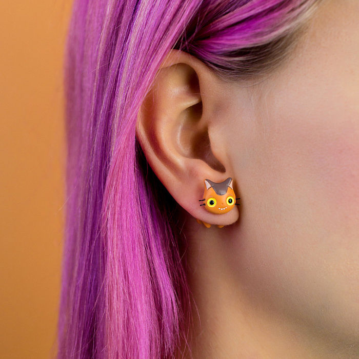 Catbus Earring