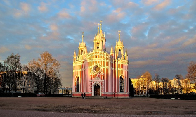 ЧЕСМЕНСКАЯ ЦЕРКОВЬ В ПЕТЕРБУРГЕ