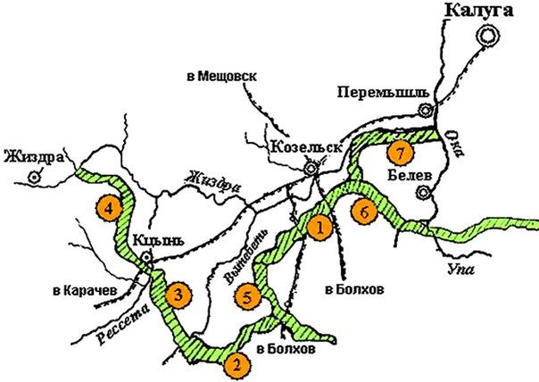 Засечные линии и крепости XVI-XVIII вв