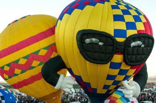 Яркие краски фестиваля воздушных шаров в Альбукерке (20 фото)