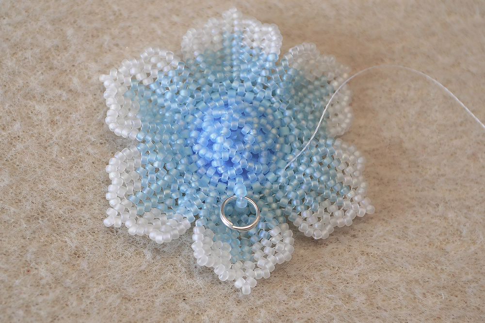 Создаем колье с цветком «Summer Blue» Создаем колье с цветком «Summer Blue»