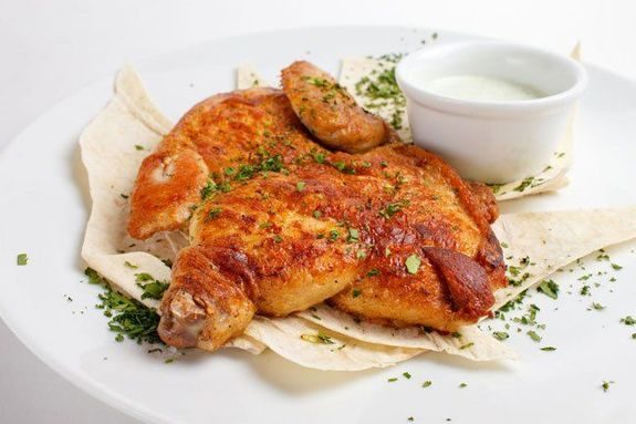 Цыпленок с соусом Цыпленок с соусом