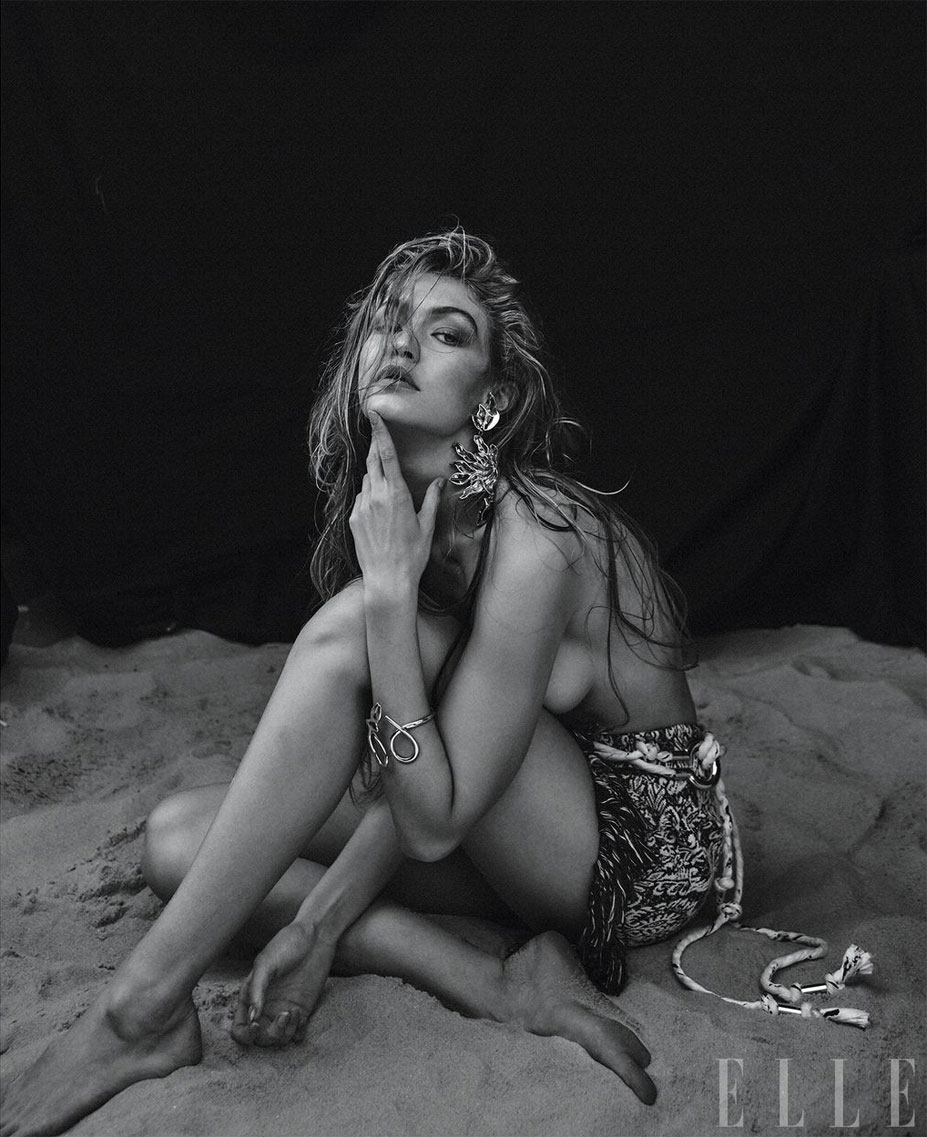 All Eyes on / Gigi Hadid by Chris Colls / US Elle march 2019