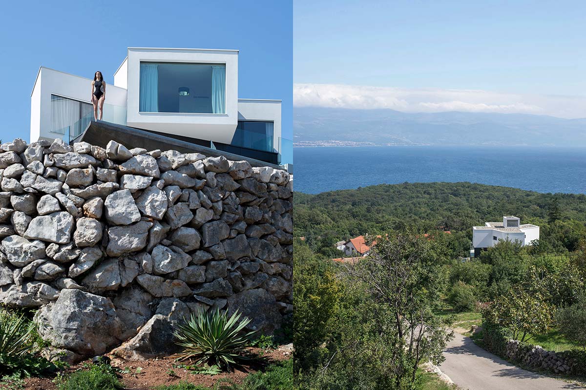 Современный трехэтажный частный дом в Хорватии