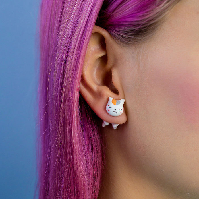 Nyanko Sensei Cat Earring