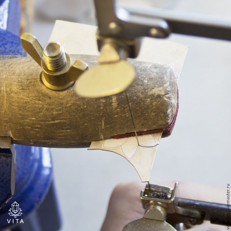 Кольцо в технике metalsmith