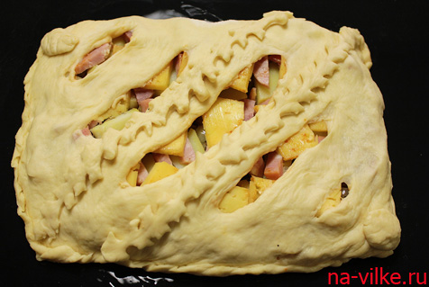 Пирог на противне