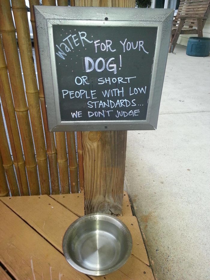 Sign At The Restaurant Where I Ate