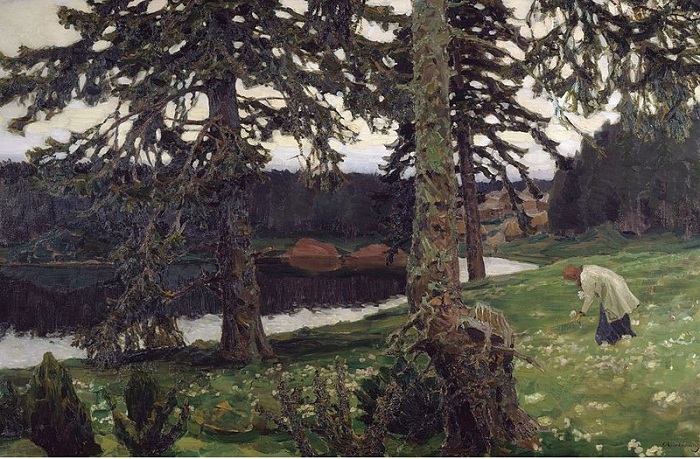 «Озеро» (1902). Автор: Аполлинарий Васнецов. «Озеро» (1902). Автор: Аполлинарий Васнецов.