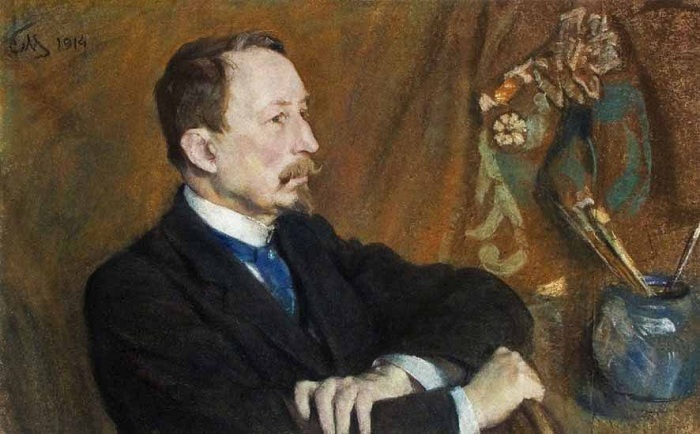 Аполлинарий Михайлович Васнецов. Портрет работы С.В. Малютина. 1914 год. Аполлинарий Михайлович Васнецов. Портрет работы С.В. Малютина. 1914 год.